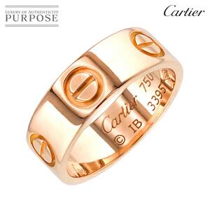 カルティエ Cartier ラブ #48 リング K18 PG ピンクゴールド 750 指輪 Love Ring【証明書付き】 90224426