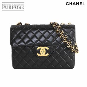 新品同様 シャネル CHANEL マトラッセ 30 チェーン ショルダー バッグ レザー ブラック A04412 ヴィンテージ ゴールド 金具 90230663