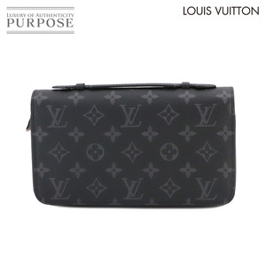 未使用 展示品 ルイ ヴィトン LOUIS VUITTON モノグラム エクリプス ジッピー XL ラウンドファスナー 長財布 M61698 90231393