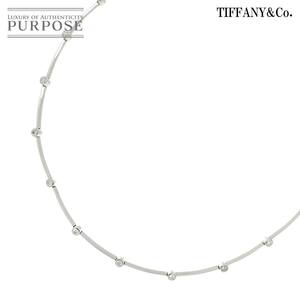 ティファニー TIFFANY&CO. ダイヤ ネックレス 38cm Pt プラチナ Diamond Necklace 90226442