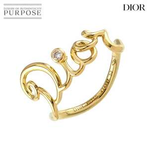 クリスチャン ディオール Christian Dior ディオールアムール #52 リング ダイヤ K18 YG 750 CD 指輪 Diamond Ring 90228186