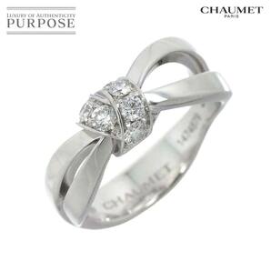 ショーメ CHAUMET リアン セデュクシオン #45 リング ダイヤ K18 WG ホワイトゴールド 750 指輪 Diamond Ring 90226623の画像1