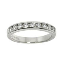 ティファニー TIFFANY&Co. ハーフ サークル チャネル セッティング 6.5号 リング ダイヤ Pt プラチナ 指輪 Diamond Ring 90227407_画像2