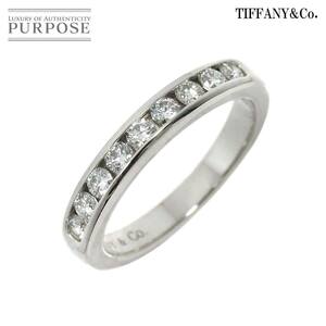 ティファニー TIFFANY&Co. ハーフ サークル チャネル セッティング 6.5号 リング ダイヤ Pt プラチナ 指輪 Diamond Ring 90227407