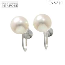 タサキ TASAKI アコヤ真珠 8.3mm イヤリング K14 WG ホワイトゴールド 585 パール 田崎真珠 Earrings 90227370_画像1