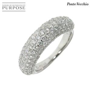 ポンテヴェキオ Ponte Vecchio 10号 リング ダイヤ 1.70ct K18 WG ホワイトゴールド 750 指輪 Diamond Ring 90229712