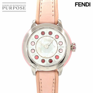  as good as new Fendi FENDI I car in F132024571T01 lady's wristwatch jem Stone topaz spinel quartz Ishine 90224327