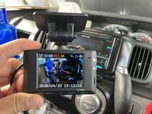 値下げ　送料込み　コムテック DC-DR652 前後2カメラ　ドライブレコーダー　GPS_画像2