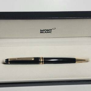 美品★モンブラン MONTBLANC ボールペン モンブランマイスターシュテュック 164BP 替芯 保証書 ケース 紙箱付【中古】の画像1