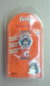  new goods unopened * Furby digital watch wristwatch * skunk pattern ( black white )