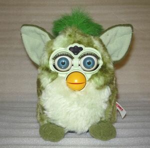 動作確認済★TOMY FURBY トミー ファービー★抹茶色