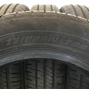 DUNLOP ENASAVE EC204 155/65R14 75S 極上バリ山4本価格 C-513 福岡 ★引取り大歓迎★22/23年製★千円スタート★早い者勝ち★の画像9