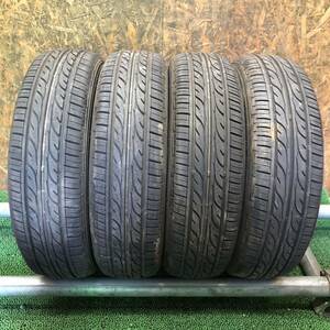 DUNLOP　EC202　155/65R14　75S　極上バリ山4本価格　E-105　福岡　★引取り大歓迎★千円スタート★早い者勝ち★人気のサイズ★