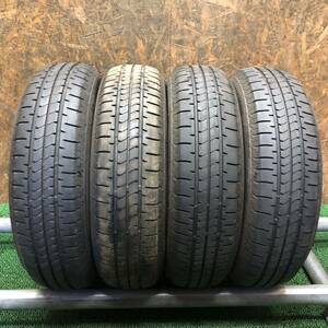 BS　NEWNO　155/65R14　75H　極上バリ山4本価格　E-135　福岡　★引取り大歓迎★千円スタート★早い者勝ち★人気のサイズ★23年製★