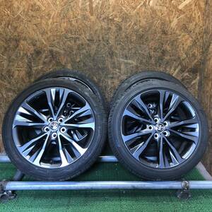 カローラツーリング純正ホイール　17×7.5　100/5H　215/45R17　極上バリ山タイヤ付き　E-262　福岡　★引き取り大歓迎★格安サービス品★