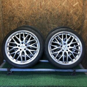 LOXARNY　MULTI　FORCHETTA　20×8J　114.3/5H　極上バリ山タイヤ付き　E-323　福岡　★引き取り大歓迎★格安スタート★早い者勝ち★