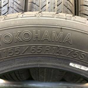 YOKOHAMA S306 155/65R14 75S 極上バリ山4本価格 E-329 福岡 ★引き取り大歓迎★格安スタート★早い者勝ち★ タント NBOX MOVEの画像9