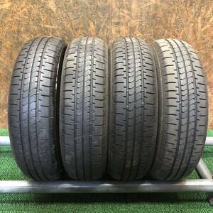 BS　NEWNO　155/65R14　75H　極上バリ山4本価格　E-344　福岡　★引き取り大歓迎★23年製★千円スタート★早い者勝ち★