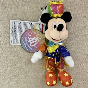 東京ディズニーリゾート 40周年 ドリームゴーラウンド ミッキーぬいぐるみバッジ【新品未使用、送料無料】の画像1