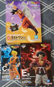 新品 未開封 一番くじ ドラゴンボール 未来への決闘 C賞未来悟飯 E賞サタン ラストワン賞天使悟空 フィギュア3体セット