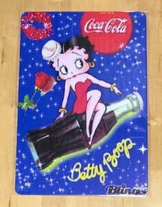 【 Betty Cola ベティ 】12 ☆ 昭和 ☆ ブリキ看板 ★レトロ☆アメリカン雑貨 ■