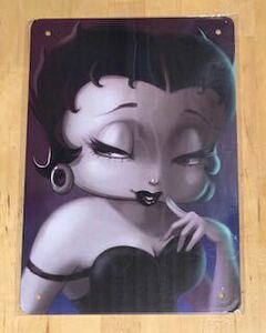 【 Betty Boop ベティ 】81 ☆ 昭和 ☆ ブリキ看板 ★レトロ☆アメリカン雑貨 ■