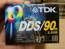 !〇貴重 !! 未開封 カセット TDK DDS/90m 2.0GB デジタル データ カートリッジ テープ 計20本 日本製 未使用品 室内保管品 /DAT_画像2