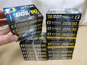 !〇貴重 !! 未開封 カセット TDK DDS/90m 2.0GB デジタル データ カートリッジ テープ 計20本 日本製 未使用品 室内保管品 /DAT