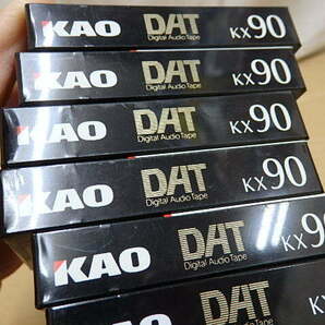 !〇貴重 !! 未開封 DAT カセット テープ KAO KX90 ９０分 計１０本 花王 未使用 室内保管品の画像9