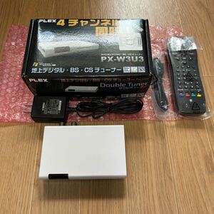 PLEX プレクス PX-W3U3 3波対応 4チャンネル同時録画 USBチューナー