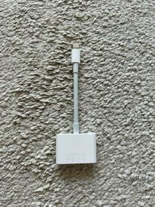 訳あり(外箱なし）　純正Apple Lightning Digital AV Adapter MD826AM/A 初期不良対応