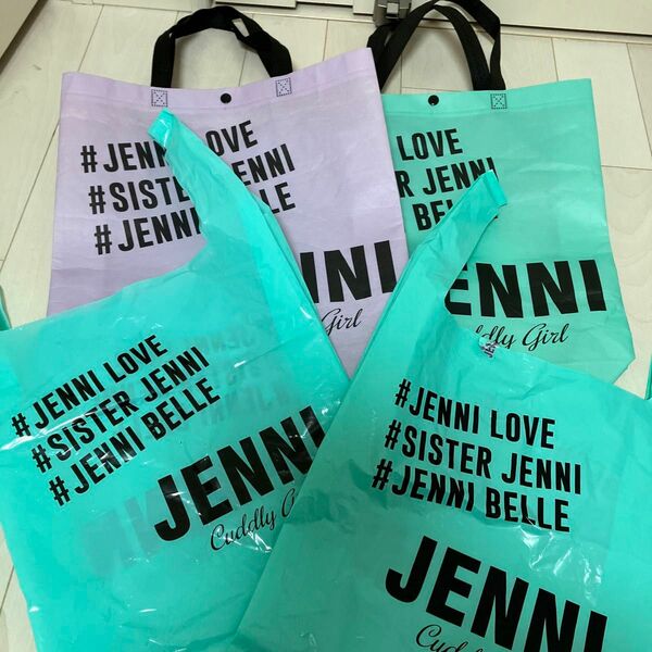 jenni ショッパー　レア紫バッグ入り