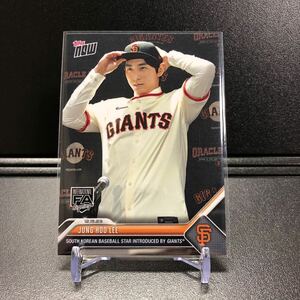 Jung Hoo Lee - 2023 MLB TOPPS NOW Topps JP Card OS24 イ・ジョンフ WBC韓国代表 Giants 