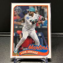 Luis Arraez 2024 Topps Series 1 #89B-20 1989 Topps Insert Marlins_画像1