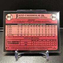 Jazz Chisholm Jr. 2024 Topps Series 1 #89B-5 1989 Topps Insert Marlins_画像2