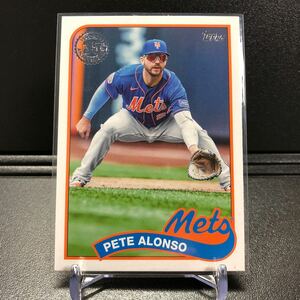 Pete Alonso 2024 Topps Series 1 #89B-87 1989 Topps Insert Mets