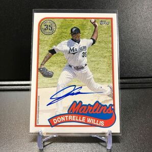 Dontrelle Willis 2024 Topps Series 1 #89BA-DWI 1989 Topps Baseball Autograph Card Marlins