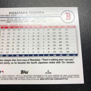 吉田正尚 Masataka Yoshida 2024 Topps Series 1 #228 Rookie Gold Cup Red Soxの画像10