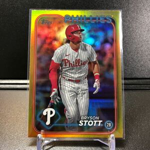 Bryson Stott 2024 Topps Series 1 #139 Gold Foil Phillies