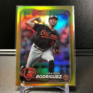 Grayson Rodriguez 2024 Topps Series 1 #111 Gold Foil Future Stars Orioles