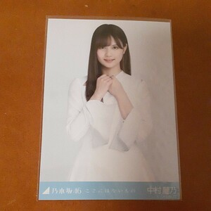 乃木坂46　中村麗乃　生写真　ここにはないもの　チュウ