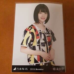 乃木坂46　堀未央奈　生写真　2018.November　チュウ