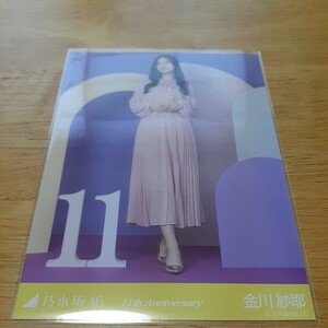 乃木坂46　金川紗耶　生写真　11th Anniversary　ヒキ