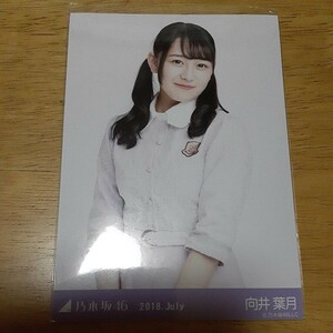 乃木坂46　向井葉月　生写真　2018.July　チュウ