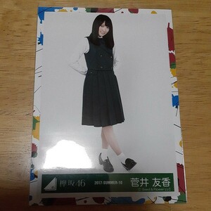 欅坂46　菅井友香　生写真　2017 SUMMER 10　ヒキ