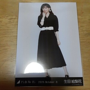 乃木坂46　生田絵梨花　生写真　2020.October-Ⅱ　ヒキ