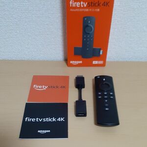 Amazon Fire TV Stick 4K （1）Alexa対応音声認識リモコン第2世代　（2）HDMI拡張ケーブル