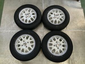 Стиль JP Jeffa 12-дюймовый Yokohama Super Ban 356 145/80R12 80/78 NTL Unase Item 2024 4PCS SET HIJET N-BAN EBRI