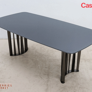 ◆展示品◆ Cassina カッシーナ 475 BOBOLI ボボリ ダイニングテーブル/ガラステーブル ロドルフォ・ドルドーニ 172万 *配送地域要相談*の画像1