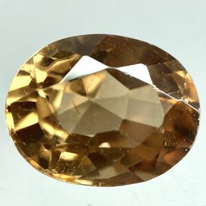 〔天然ジルコン約4.075ct〕a約9.87×7.58mm ルース 裸石 zircon宝石 ジュエリー テEA0